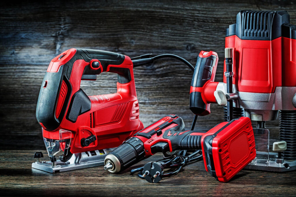 Power tools, hand tools, and PPE